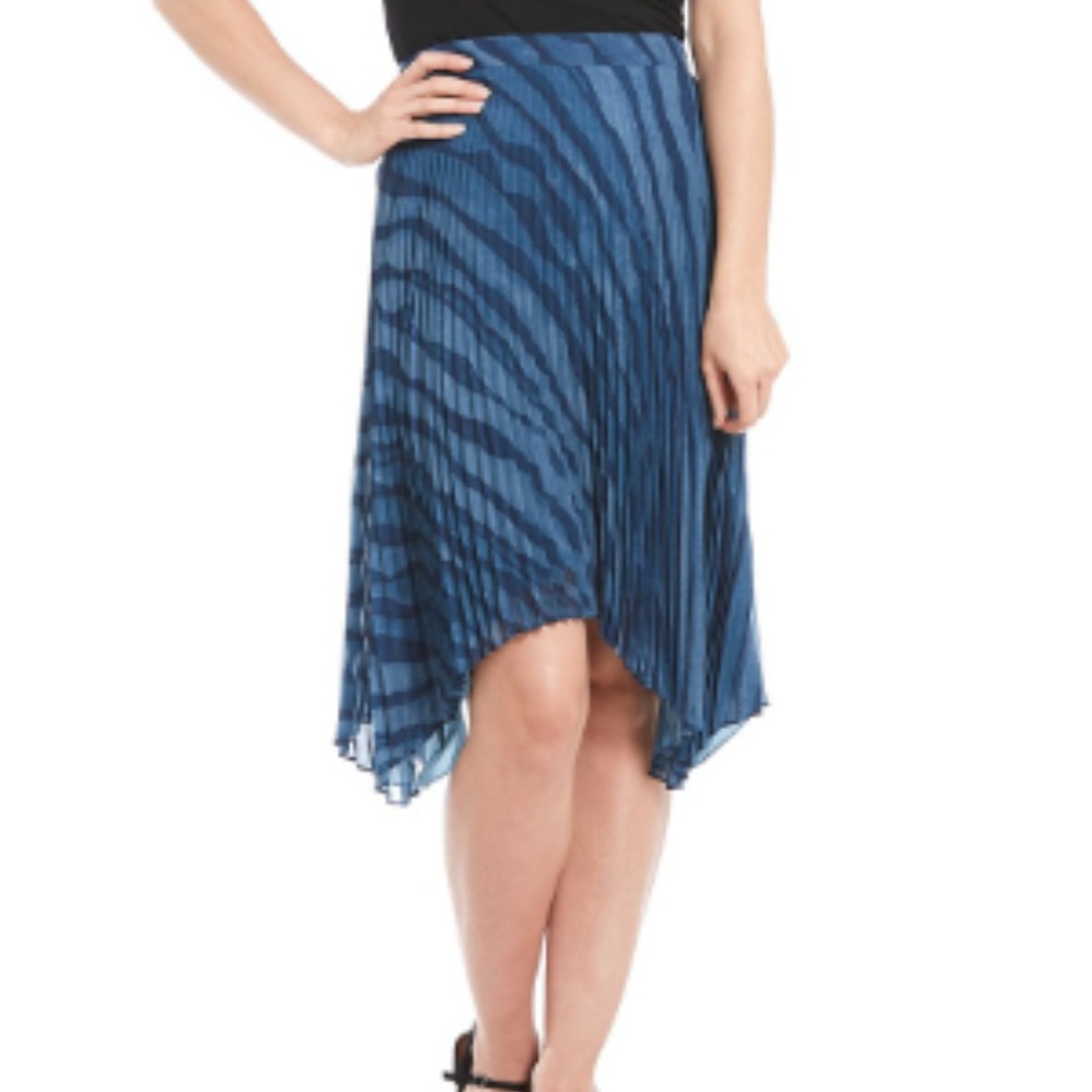 H by Halston A-Line Sunray Pleated Skirt - Picture 2 of 4